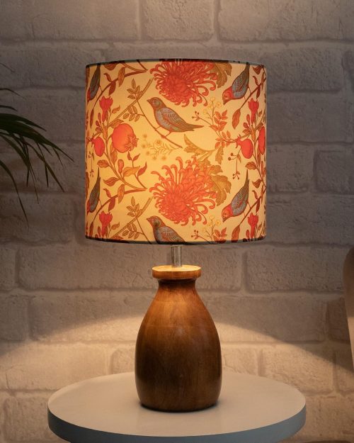 Handmade Wooden Table Lamp for Lux Home Decor