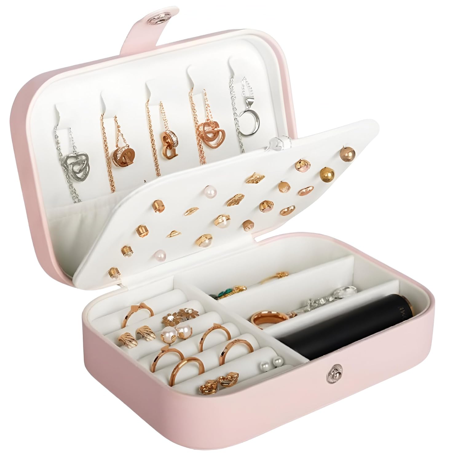 SNMMIFER Portable Jewelry Organizer Small Plastic Containers