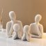 URBAN SENSE Ceramic Family Statue - Decoration Items for Home